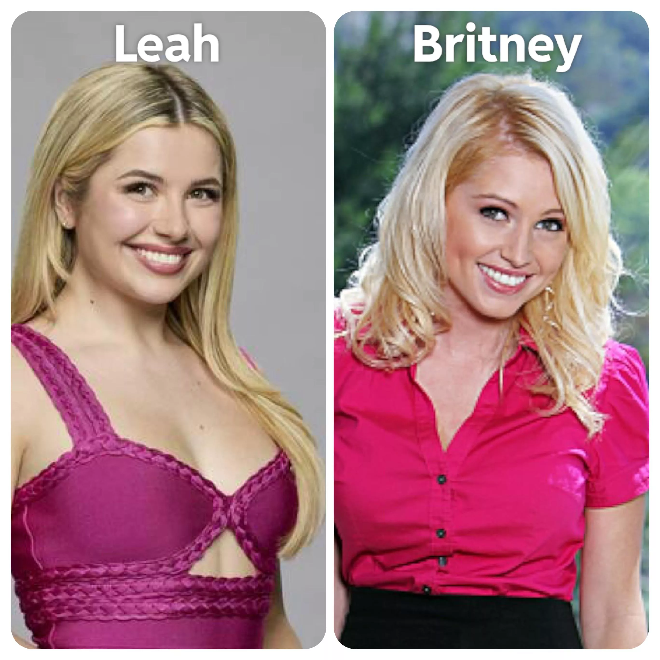 Britney vs. Leah posted by TCal_BB
