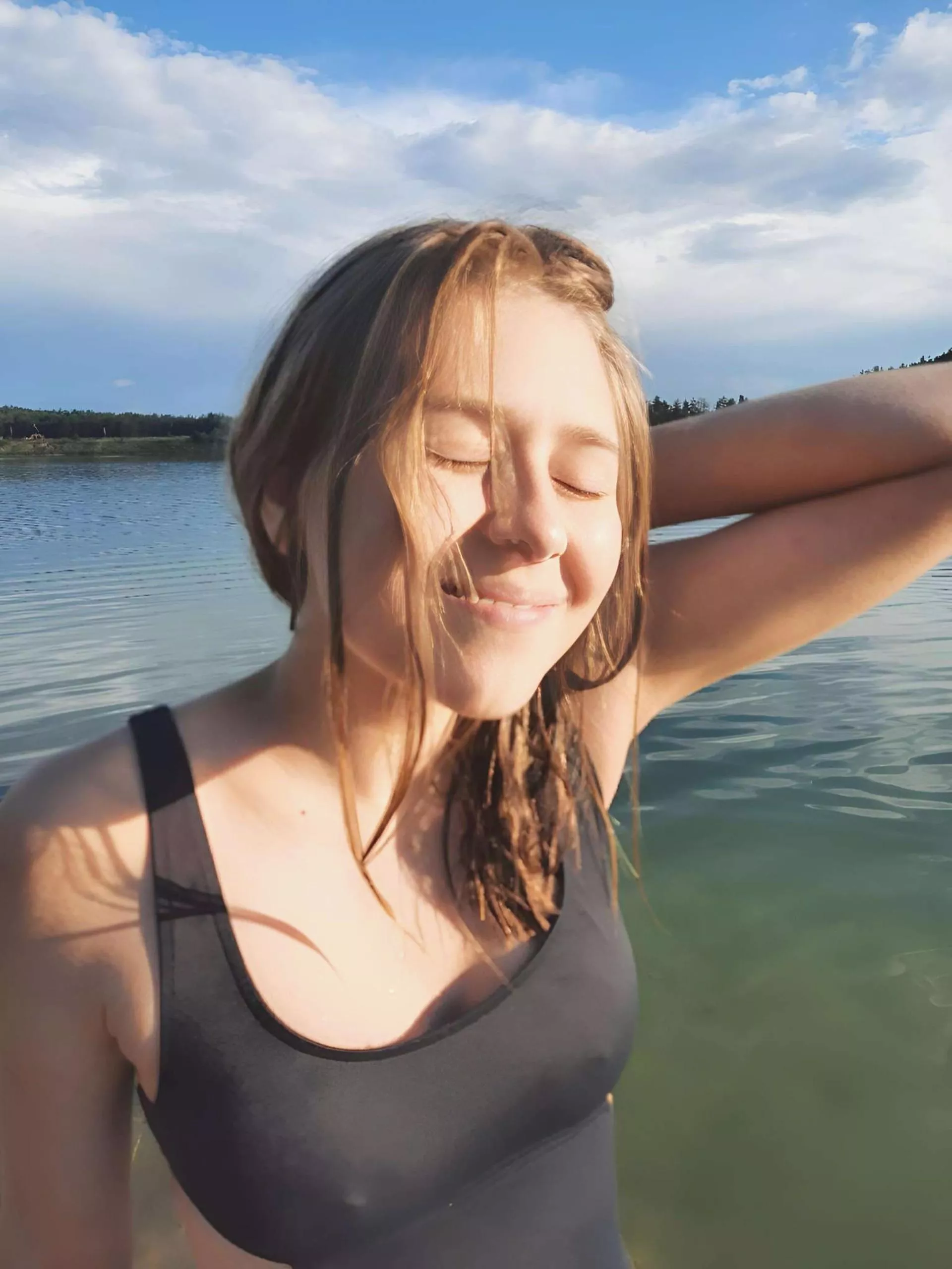 in swimsuit with pokies posted by SignificanceIcy1823