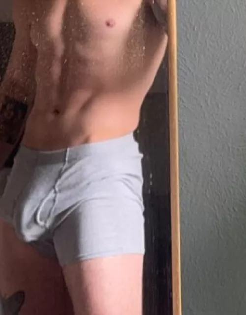 POV your roommate won’t stop walking around in his underwear when your girl is over  by Competitive_Horse957