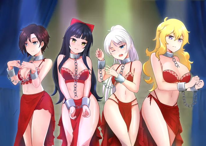 Rwby slave girls (hazunanoni) [RWBY] by darkrobbe1