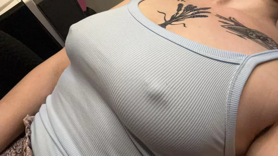 Such a beautiful braless morning  by rawrplatypus