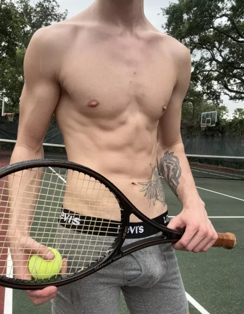 Tennis is very exciting by InLoveWithPleasure