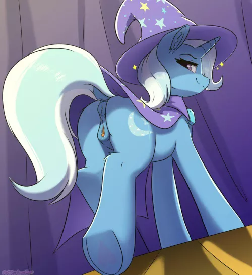 Trixie has her own magic show. Would you go to it? [F] (marshmallowfluff) by RainDMask