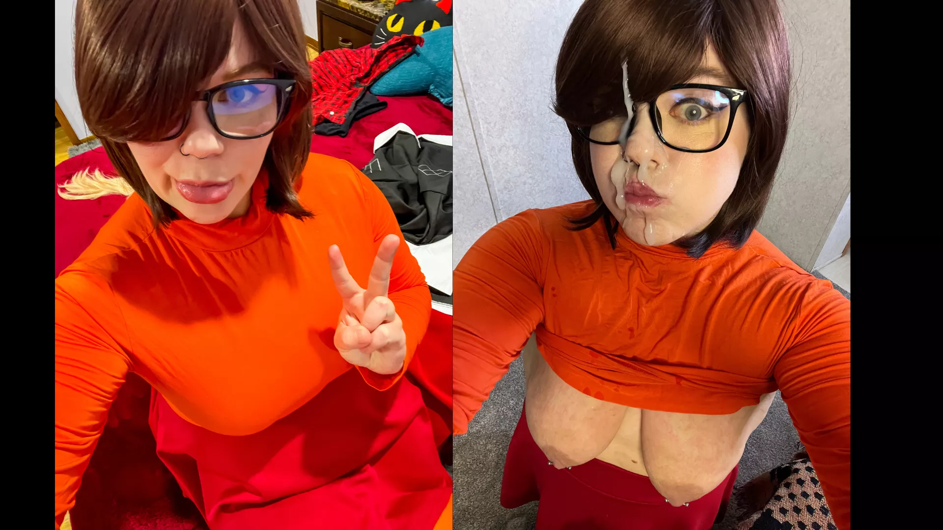 Velma Before she figures out the villain and after posted by Kindlenark