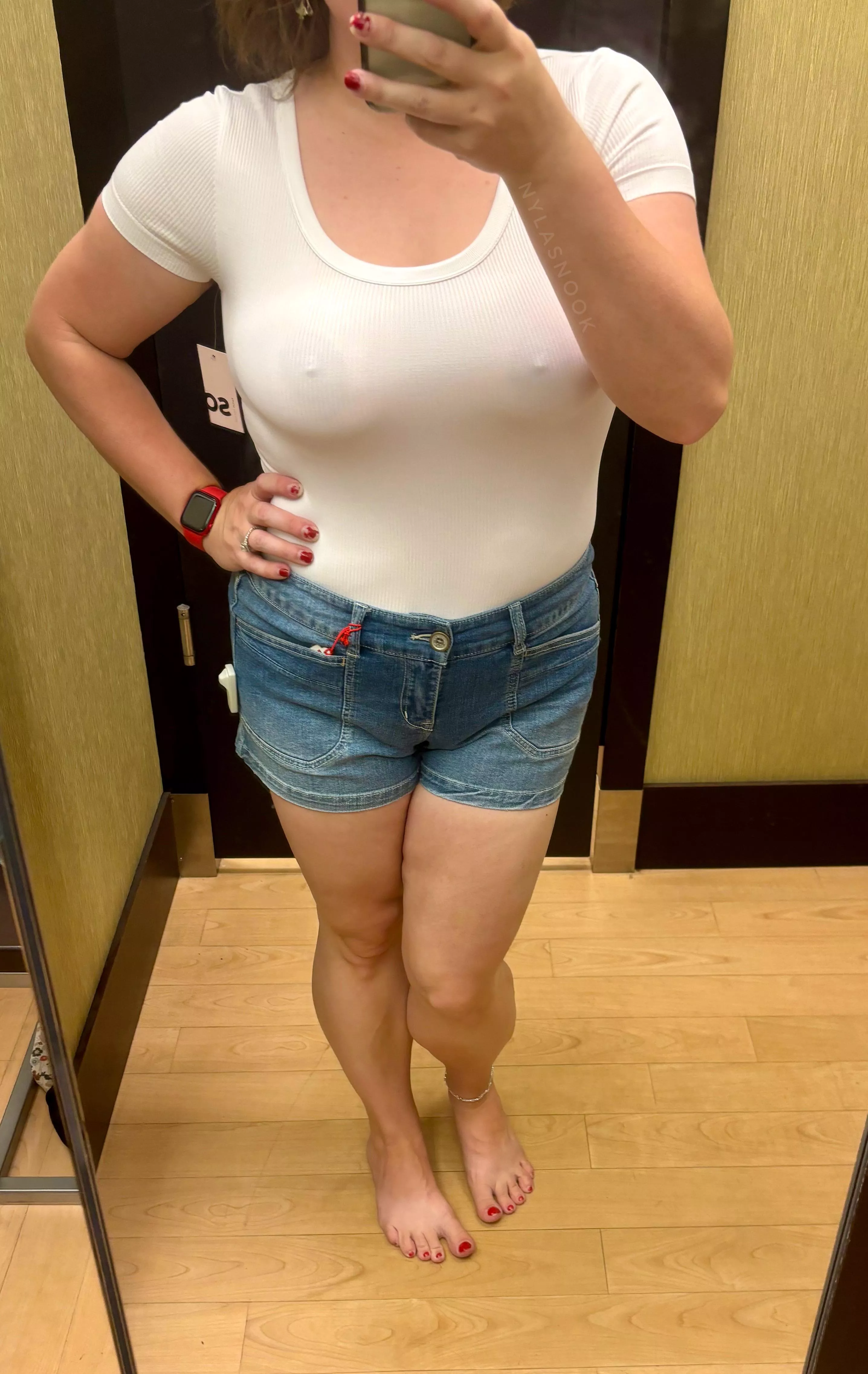 Dressing room lights tend to show off my mombod assets  posted by Nylas_Nook