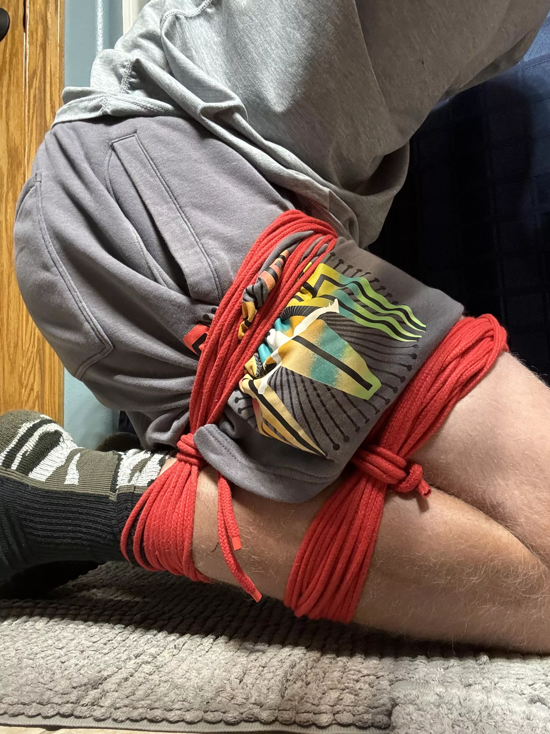 First attempt at a frogtie, how’d I do? posted by Severe_String1868