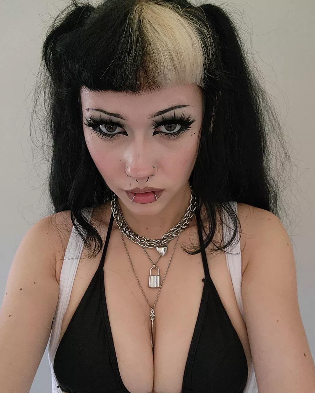 I love summertime because I can wear bikini tops whenever I want  posted by angelluvkitty