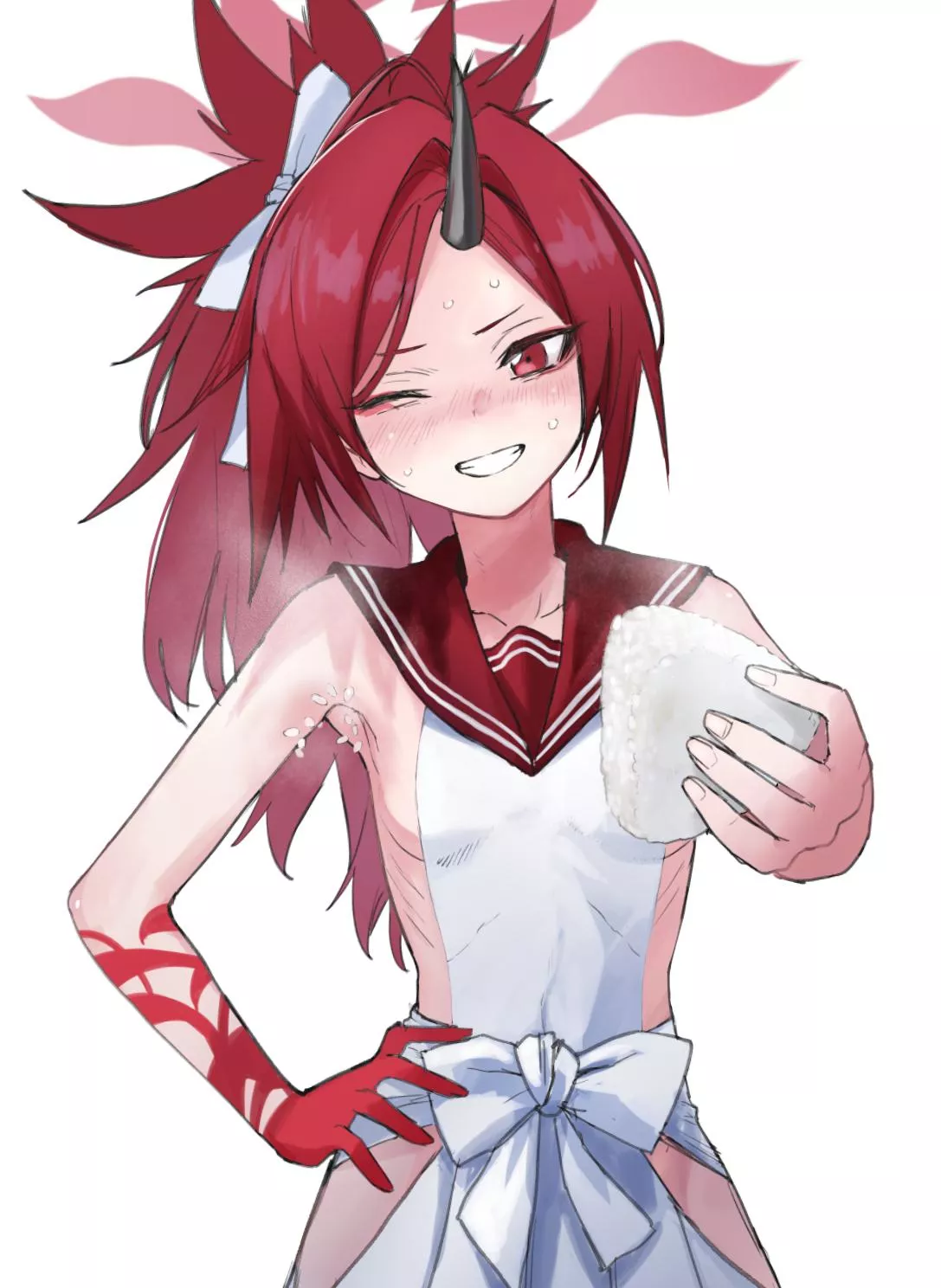 Renge's Onigiri (sadamatsu ryuuichi) [Blue Archive] posted by llamanatee