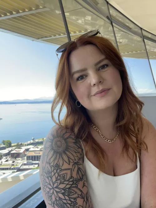 Up on the space needle  by Whitleebby