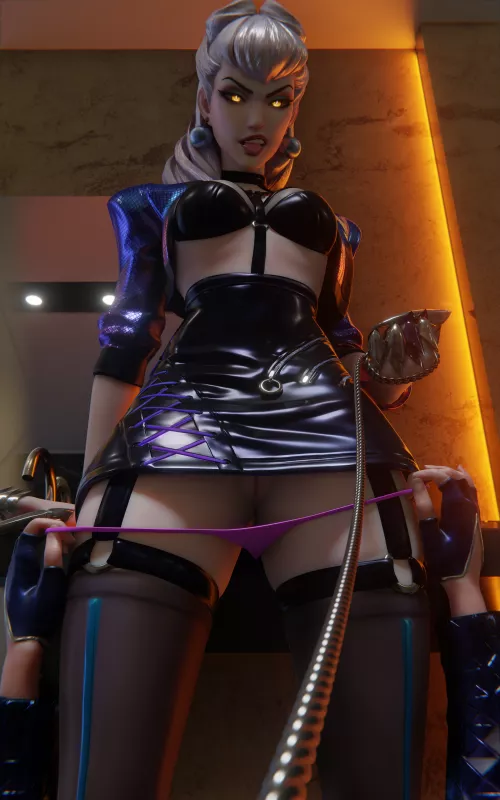 Akali & Evelynn (Lynya)  by Kyoto709