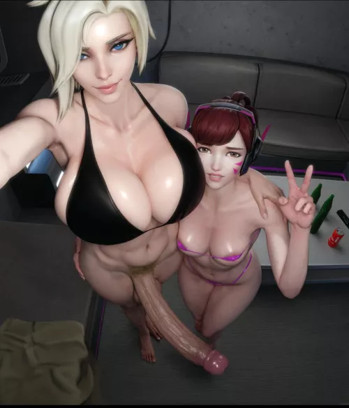 Dva and mommy mercy  by ll_Kekx_ll