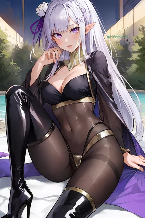 Emilia [Re Zero] by CheetahSperm18