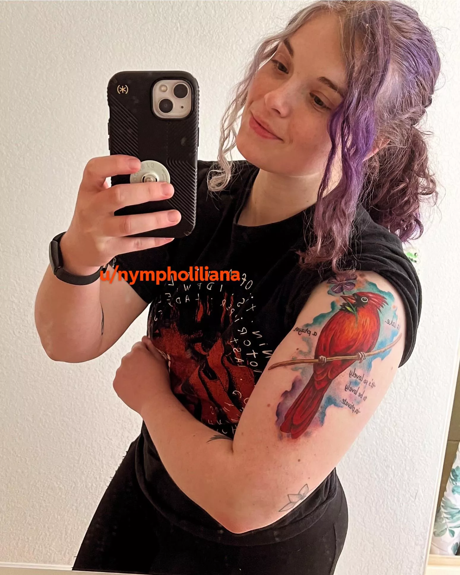 Fresh ink on a cute girl  posted by nympholiliana
