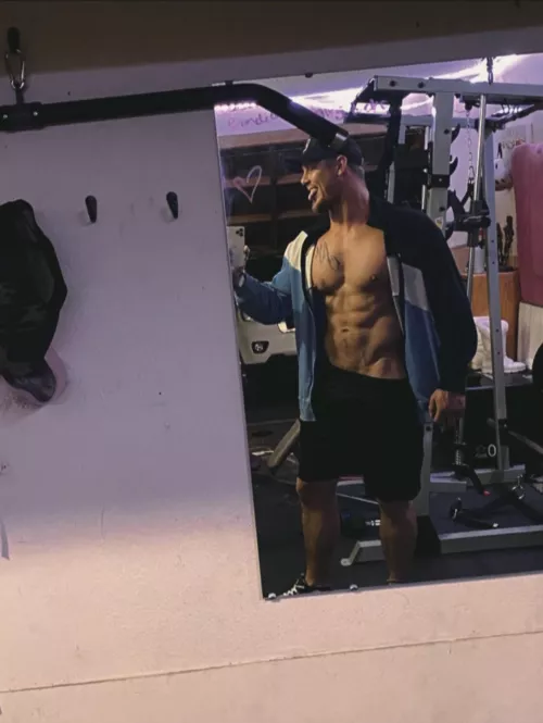 Home gym post workout cardio ??😋😈  by EmergencyPipe6193