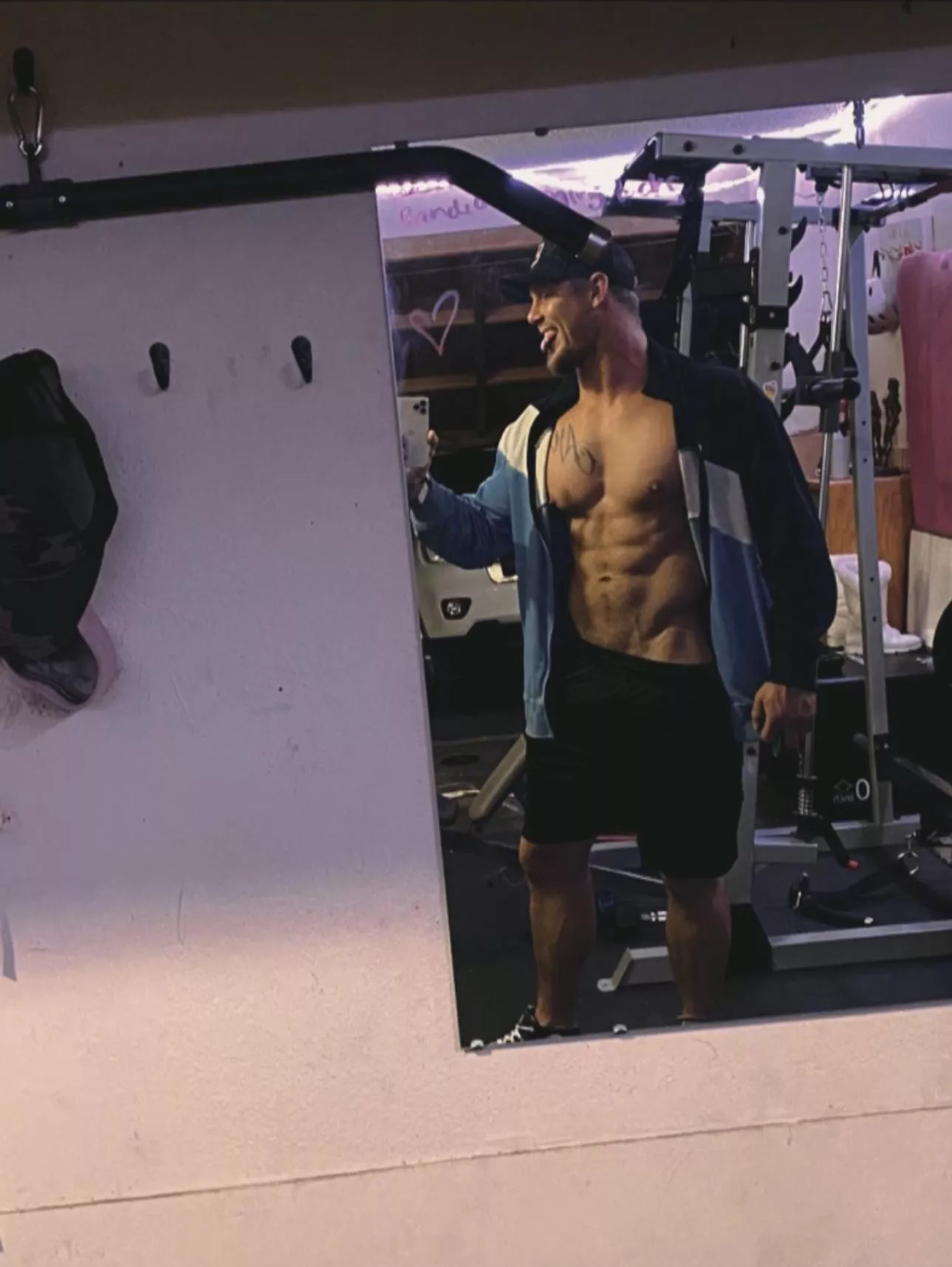 Home gym post workout cardio ??😋😈  posted by EmergencyPipe6193