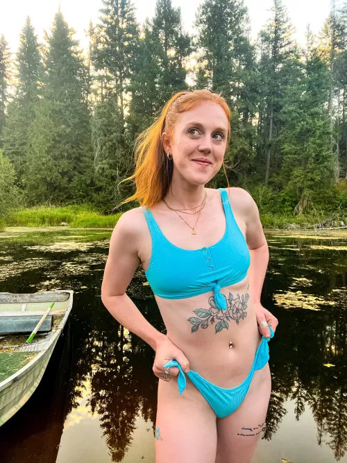 New bikini & summer lovin’ 💙 by Gingasweetcheeks