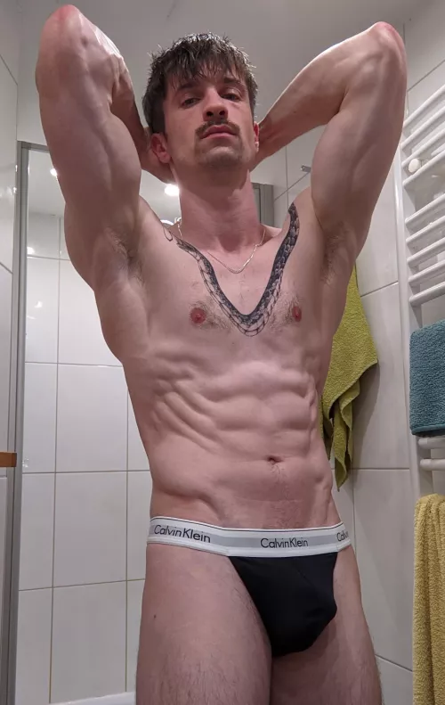 Post shower ab flex ✨ by bookehuck