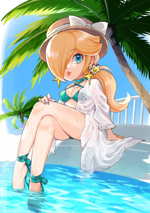 Rosalina by the pool by LafterMastr