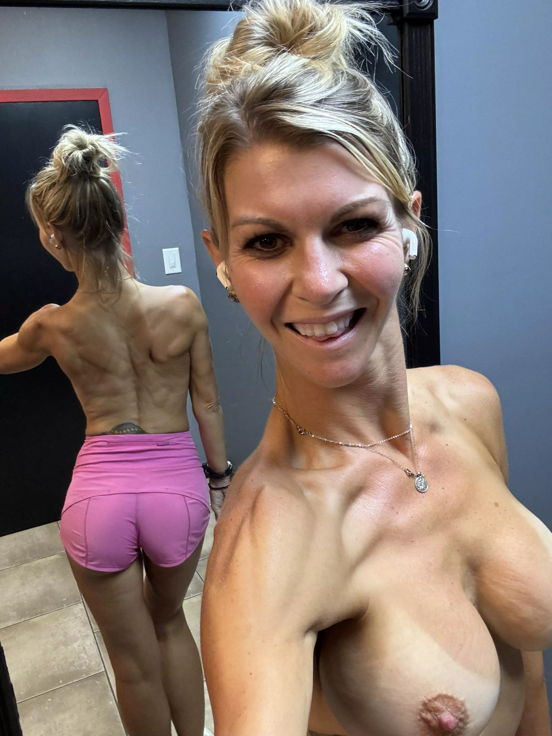 3 weeks from my next show. My calories are being cut so make me happy posted by fitnesswife1983