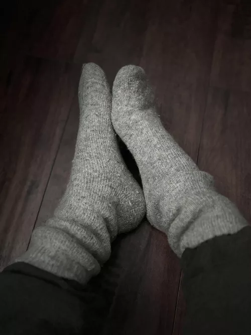 How about fuzzy wool socks ? by Your_sexysecret