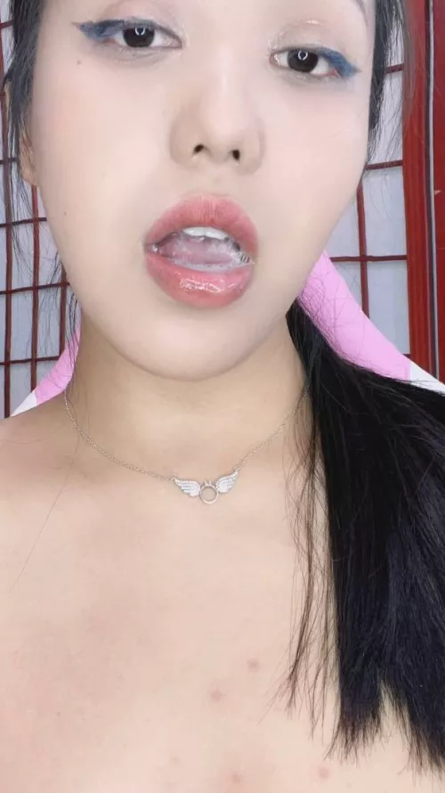 The more I use saliva the more I feel the delicious taste of cock by PrettyHotAmazing