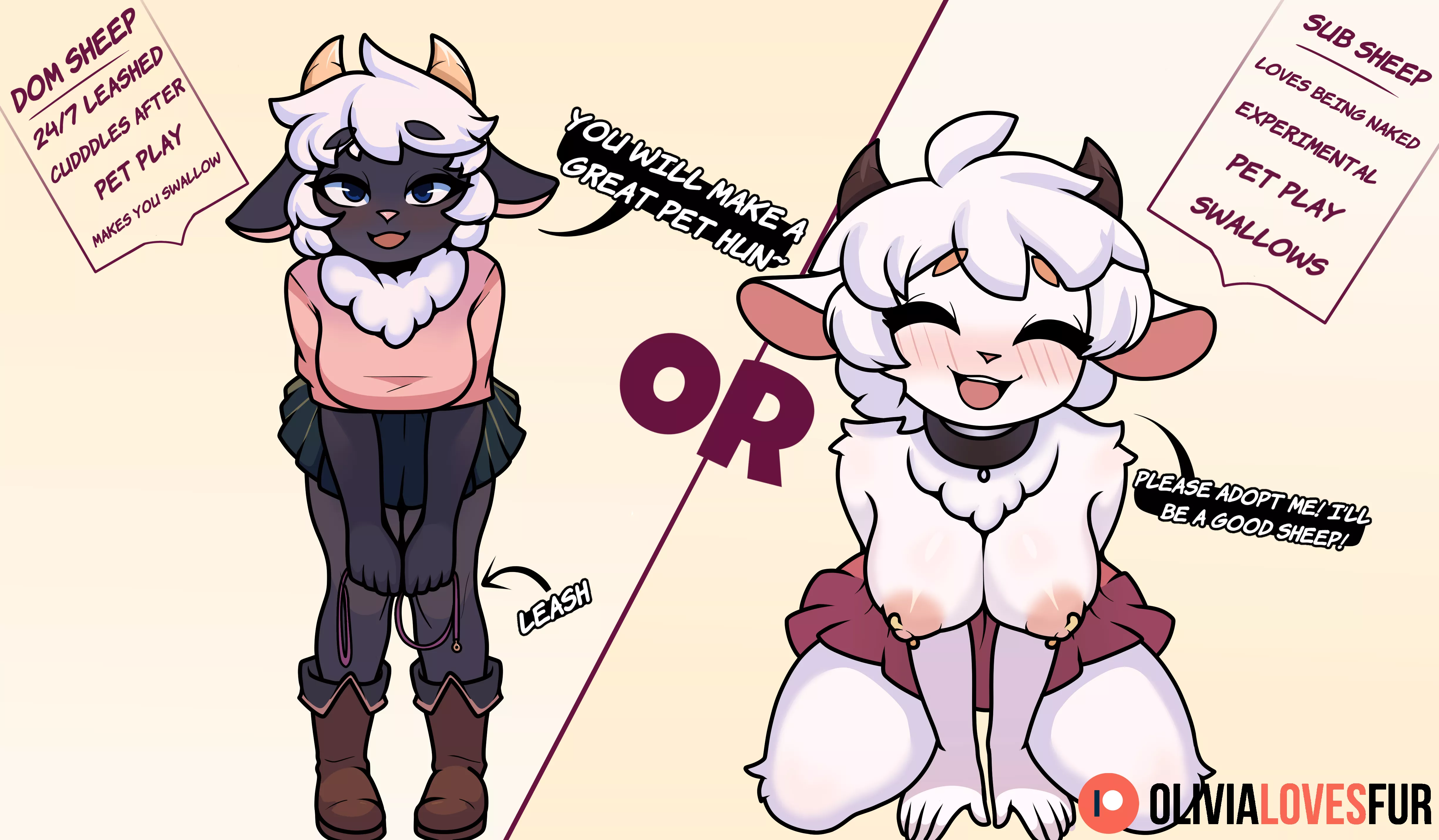 Which sheep do you choose and why~ [FF] (OliviaLovesFur) posted by OliviaLovesFur