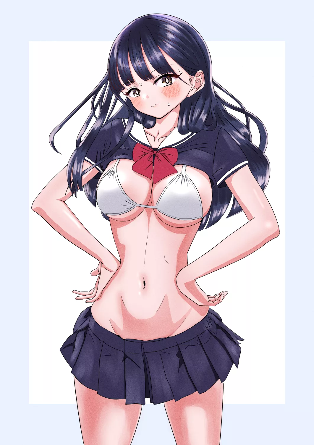 Anna Yamada Posing In Her Sailor Uniform [The Dangers In My Heart] posted by Csxc