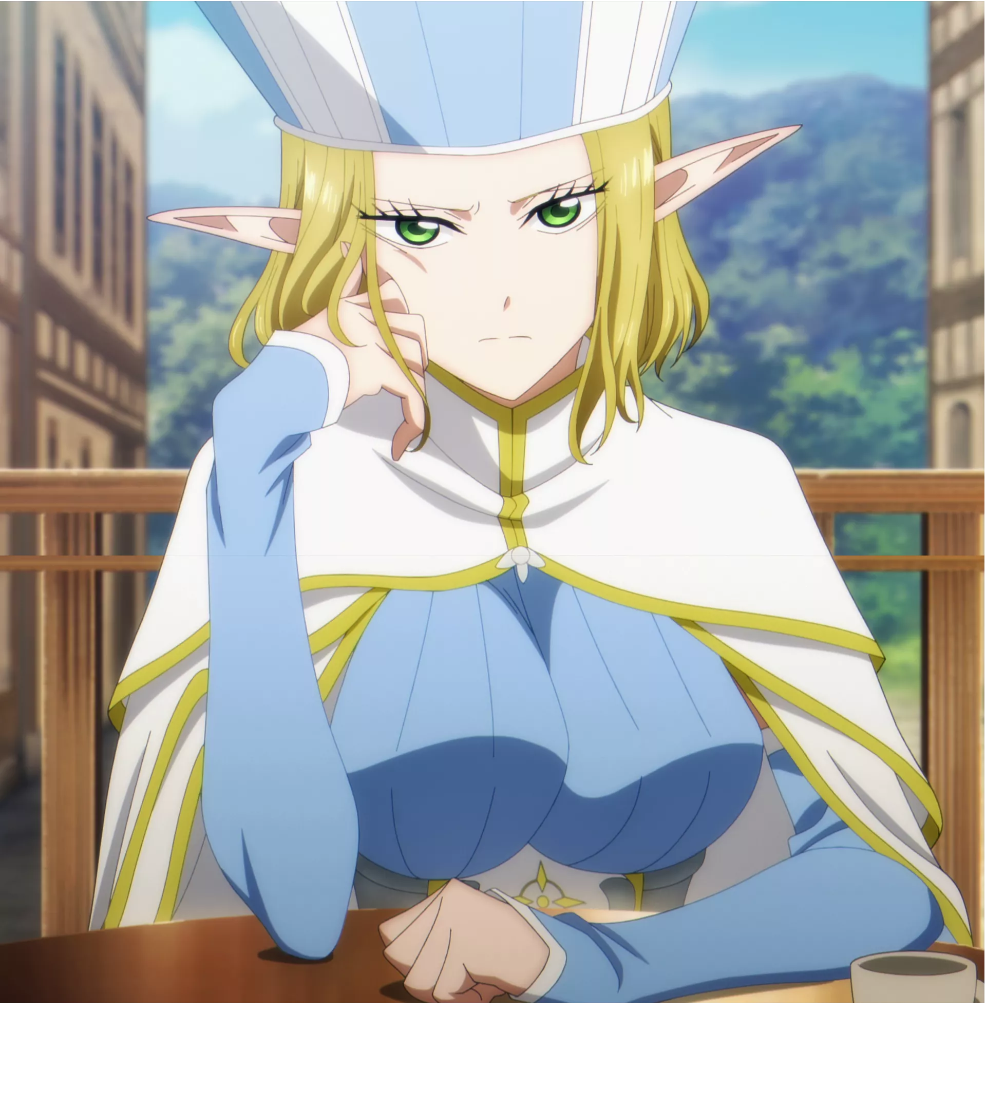 Any recommendations to improve the editing of this image? I saw a vertical screenshot from some user in this group and I want to learn as well. [anime: Isekai Shikkaku - Ysha] posted by Ellmagronn