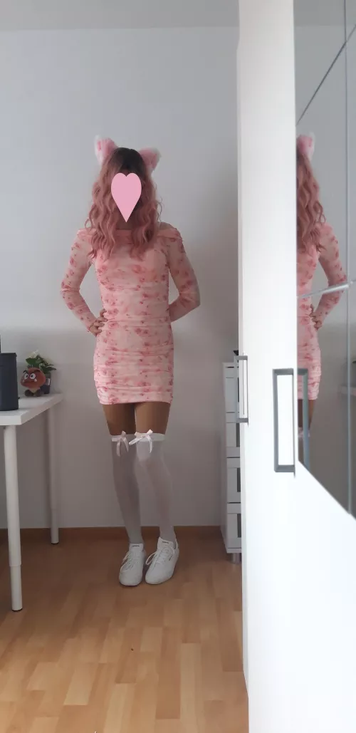 Honestly, cat ears make every outfit purr-fect 😸✨🐾 by Maya_crossdress