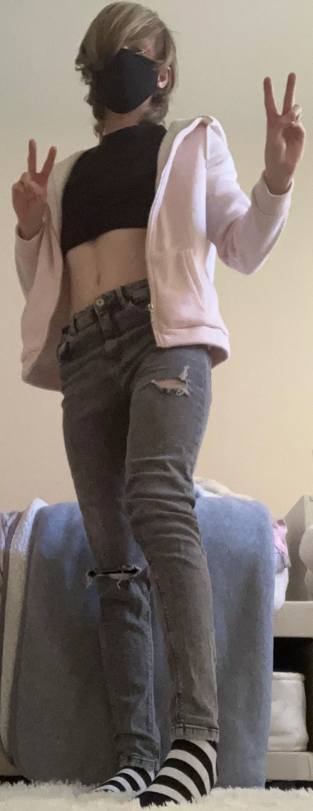 One more outfit before we have to go to work tomorrow 😭 posted by Tears0fACl0wn