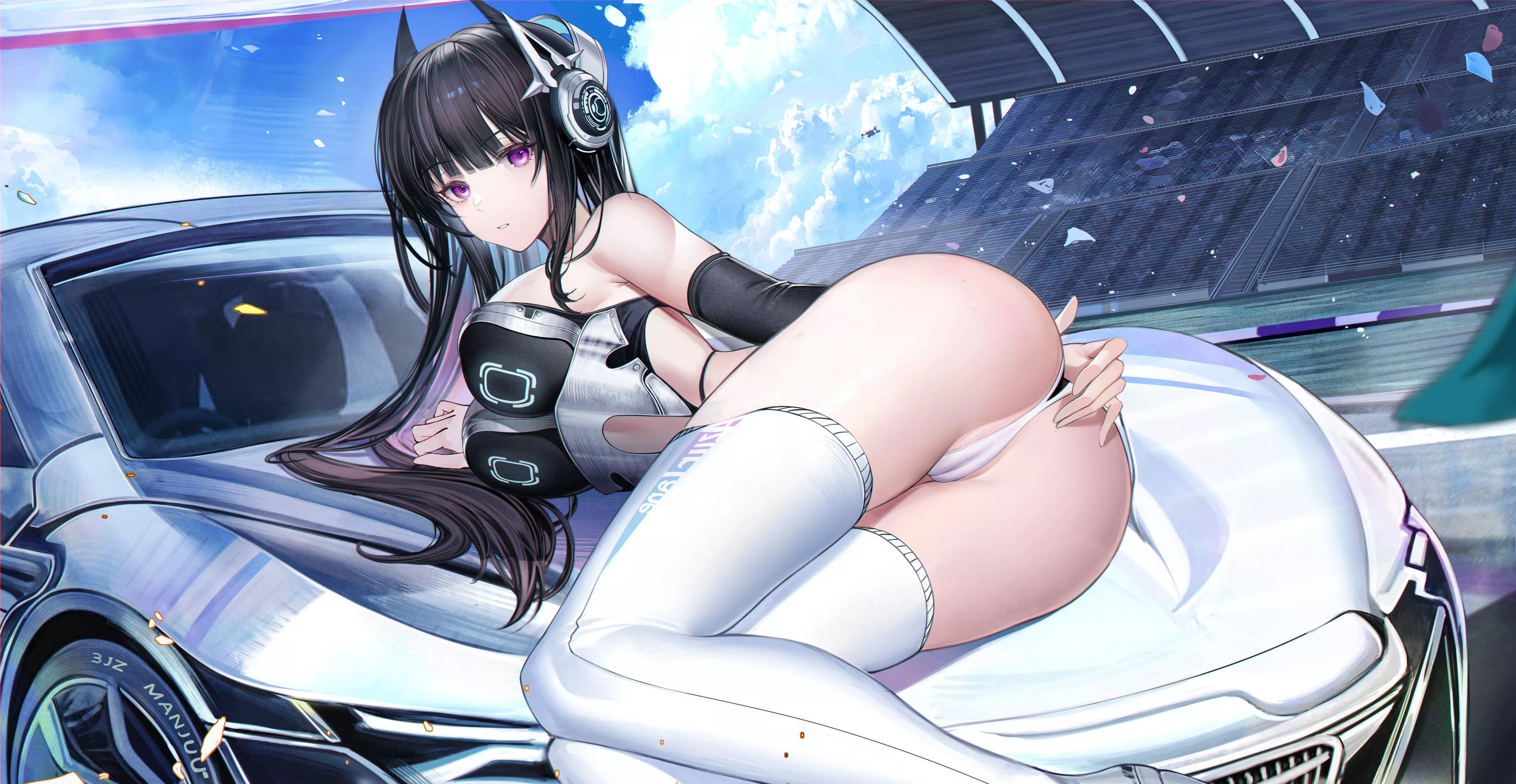 RQ Strasbourg on the car (heatia) [Azur Lane] posted by llamanatee
