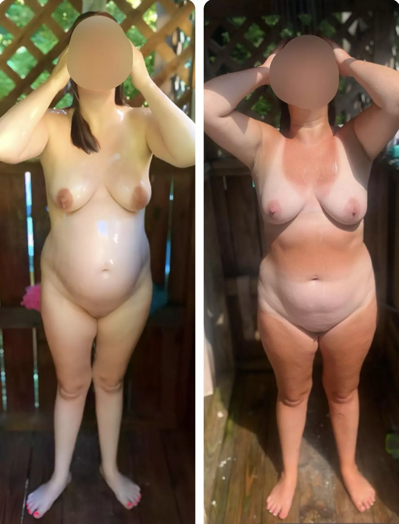 Then>Now, a lot changes in 7 years. Except my love of being outside! posted by ohheyuu