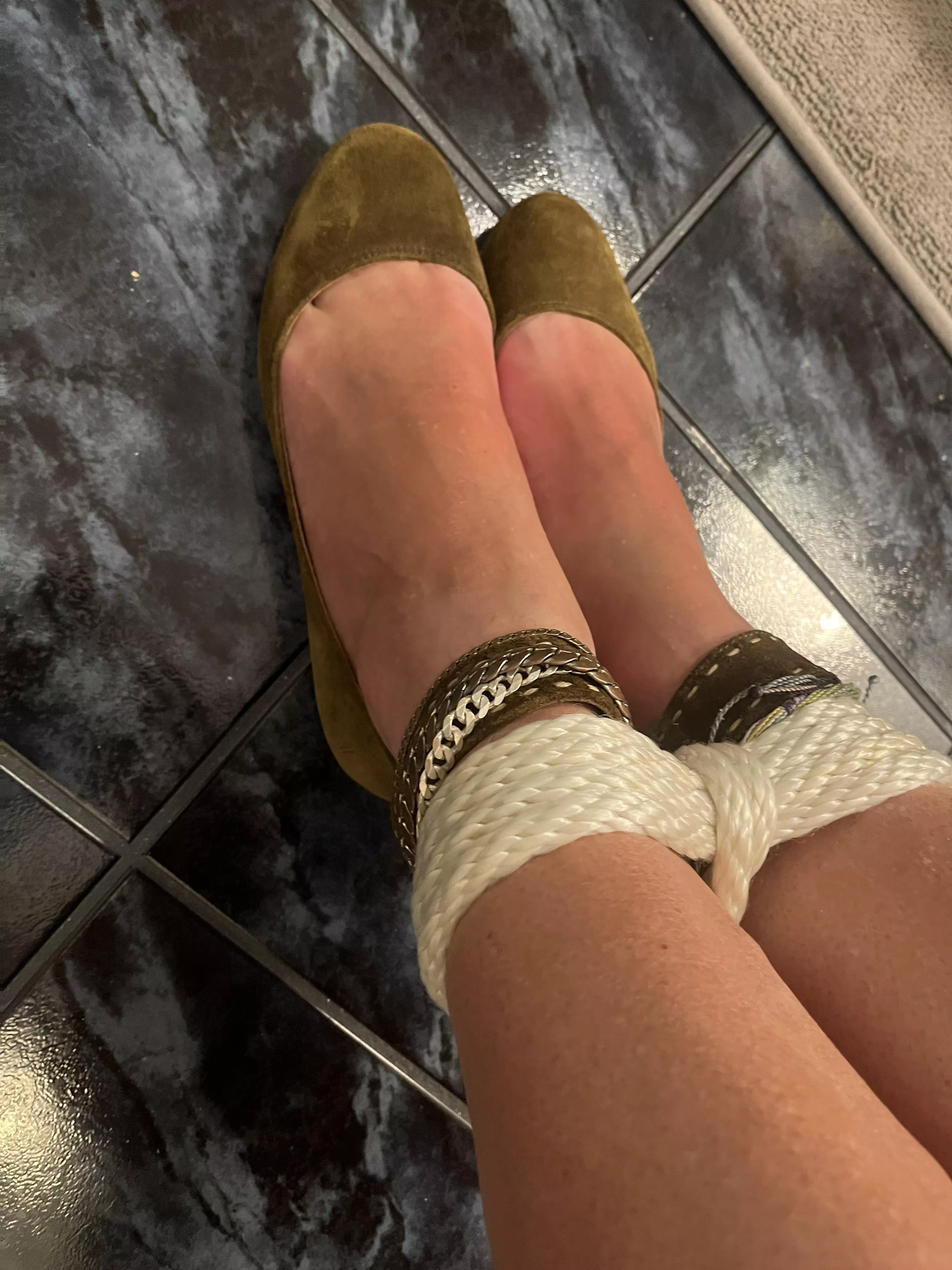 Ankles tied up tight… posted by Intelligent_Box_8039