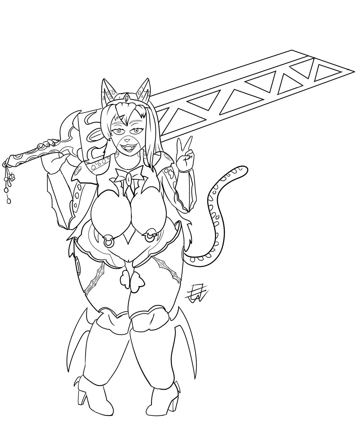 [for hire]A tabaxi barbarian I did not to long ago  posted by dessertfordoctor