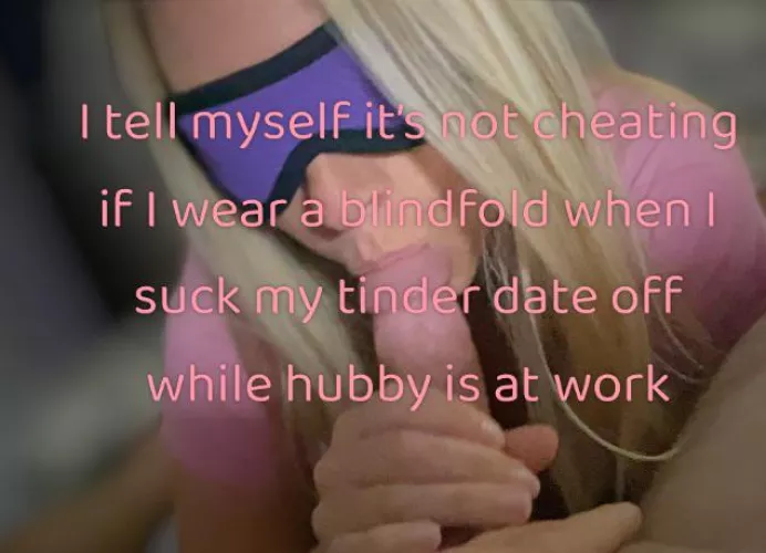 He’s at work while my mouth is working by booty-blonde