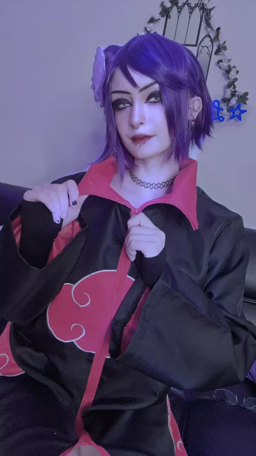 Konan Akatsuki from Naruto by lonelyypluto by Lonelyypluto