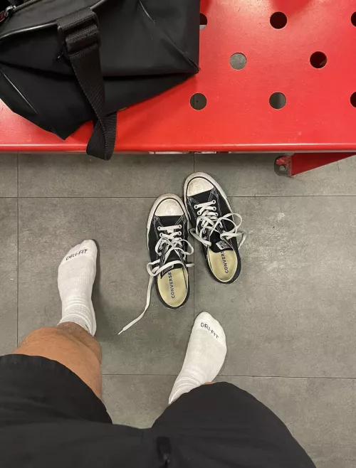 Rank sweaty socks and converse  by SmellyMuscleJock