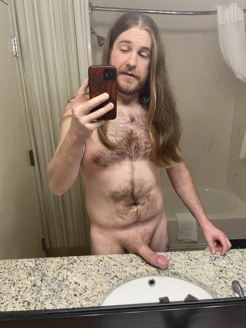 Thick & fuzzy in the hotel bathroom by ImJustHereF0rP0rn
