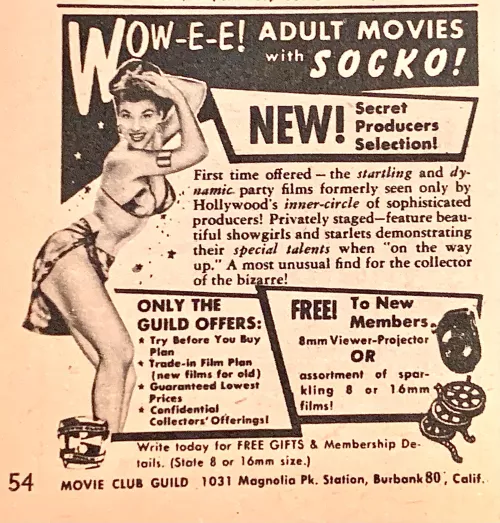 Adult movie ad 1957 by ajhart86