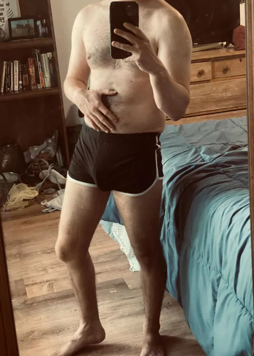 Are my shorts too short for the size of my bulge? by EpicPapaya