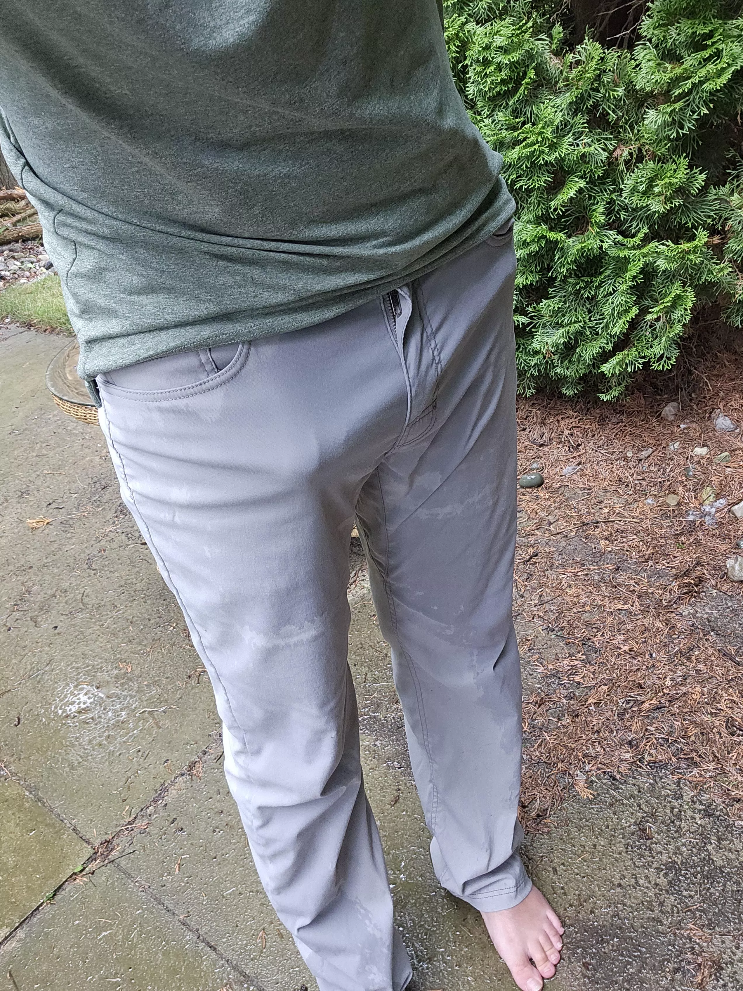 I was mowing when the rain started. What did the neighbors say? posted by big_load_baldwin