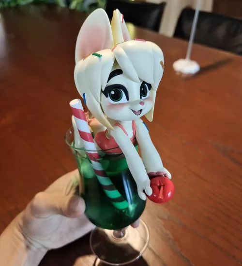 Melon Soda Summer Maid Cat Large Figure by KikaGoods