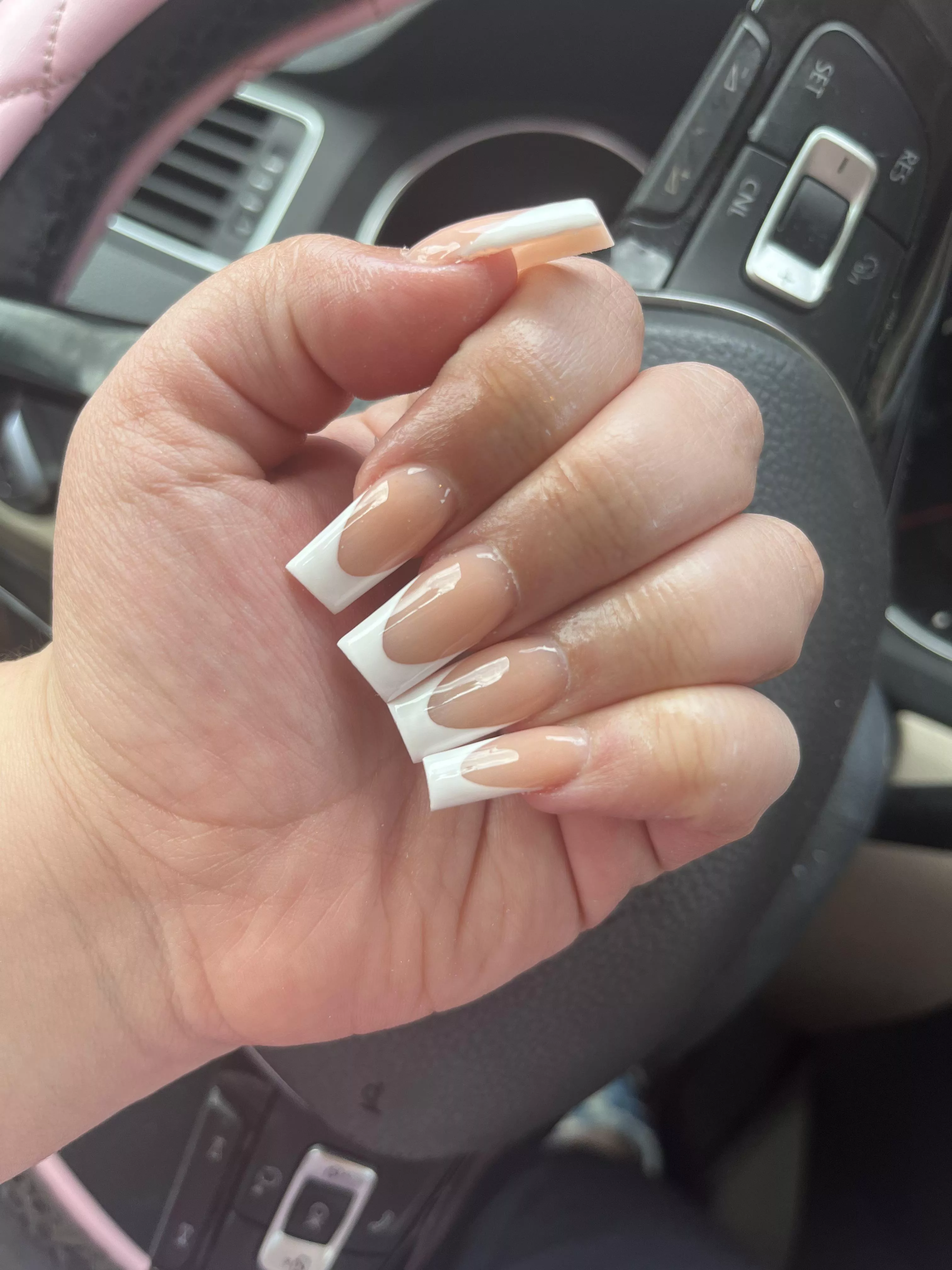 new nails 😇 what do you think?  posted by Content-Win1594