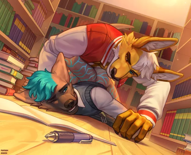 😳🥵 (Poof-poof&TheFoxCastle) by sluttyfemboykitten