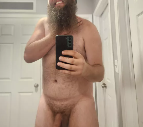 This cub wants to know if you think he looks nice naked. 😋😋 by BeardeddBombshell