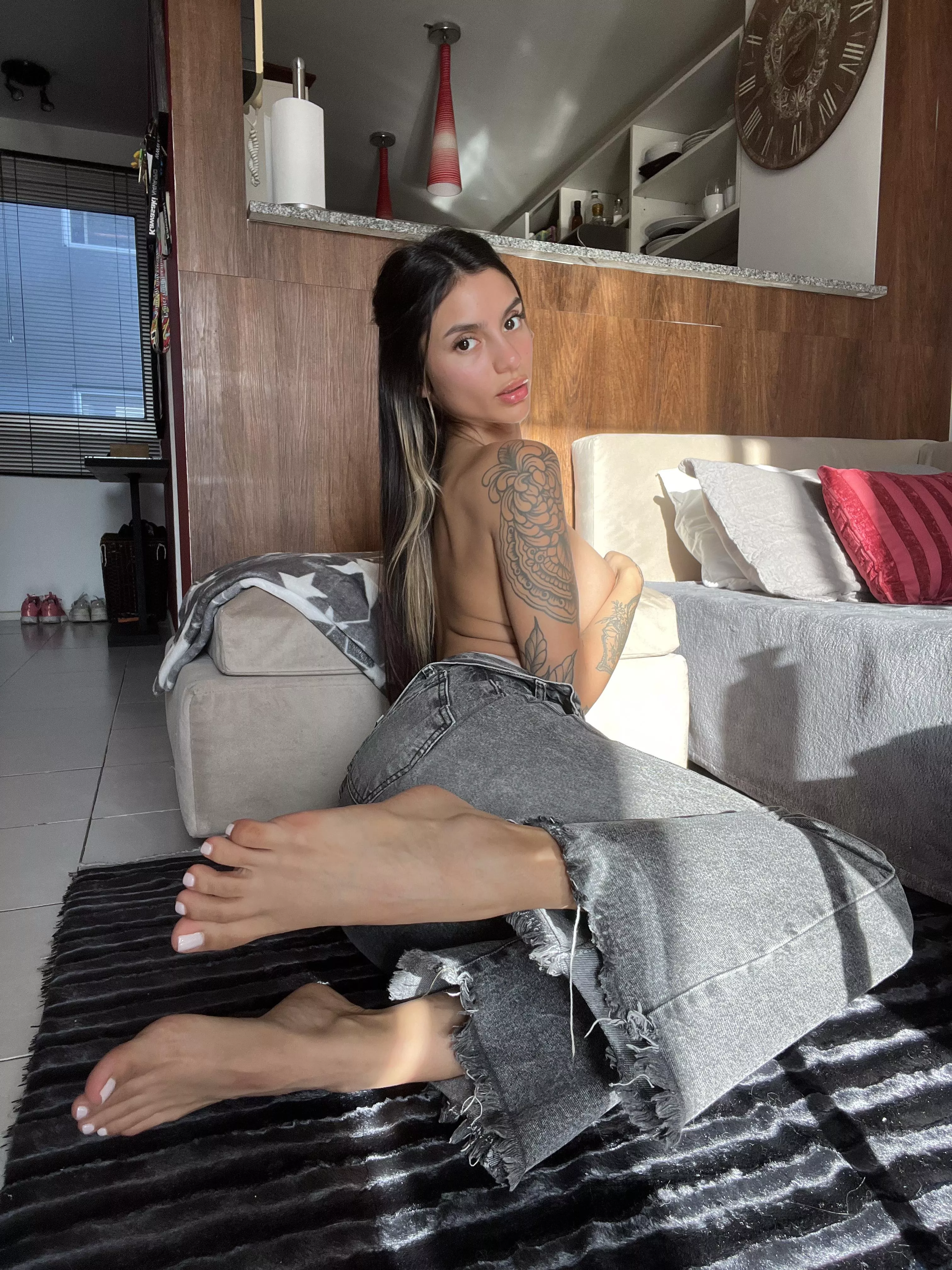What do you think about the size of my feet? posted by sexyemma07