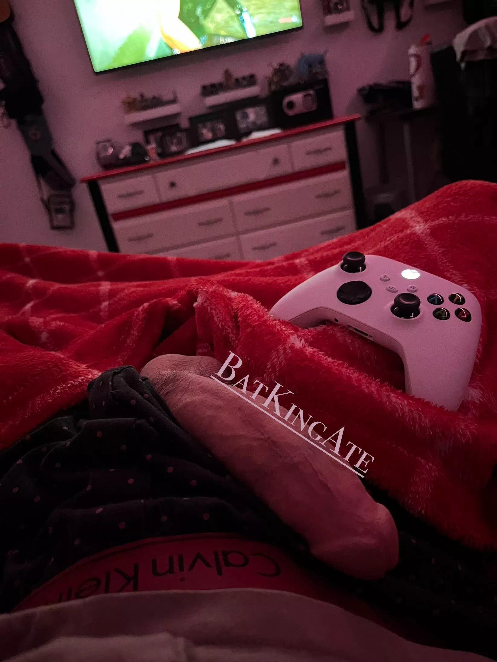 While playing Xbox posted by BatKingEight