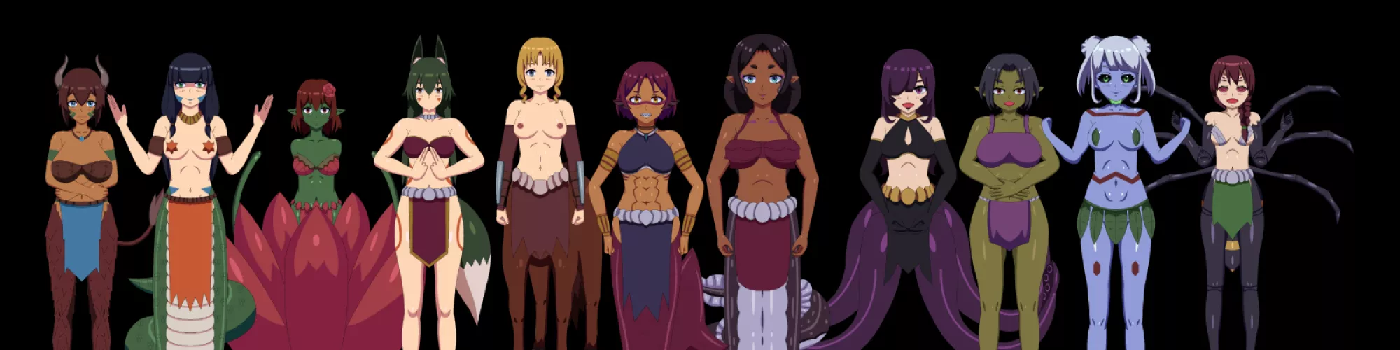 My Life In A Monster Girl Paradise Demo Released On Android by Xoullion