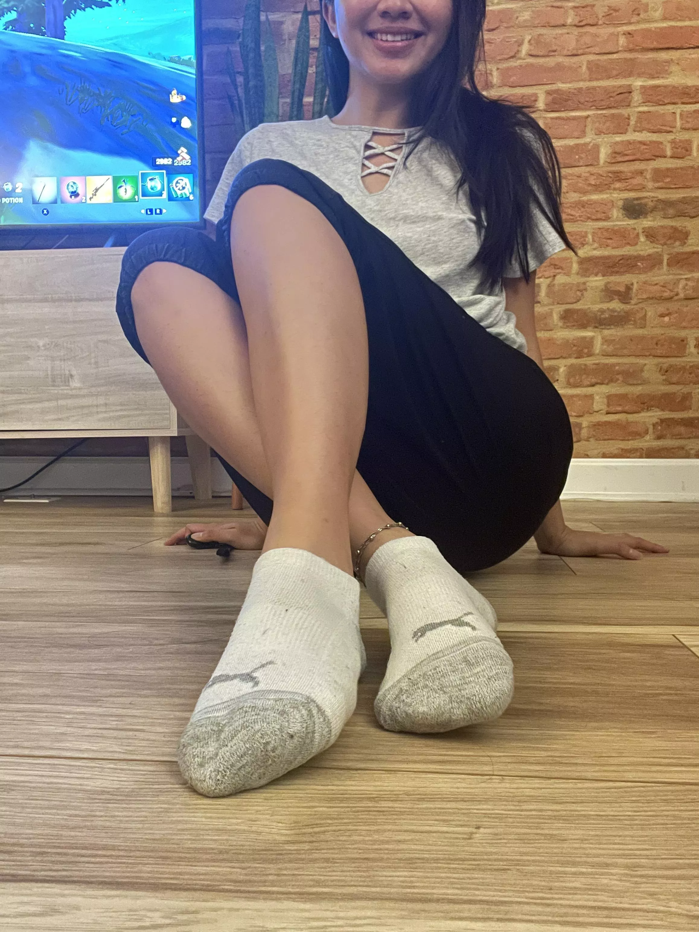 My stinky socks should be in your mouth 😚 [Selling][US] posted by Silly-Asian-Kitty