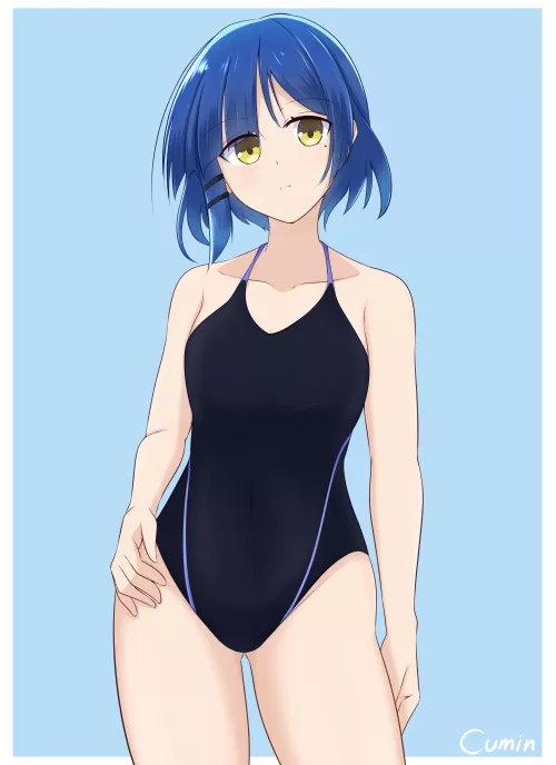 Ryo Posing In Her Competition Swimsuit [Bocchi The Rock] by Csxc